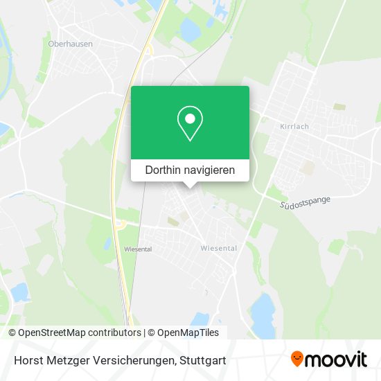 Horst Metzger Versicherungen Karte