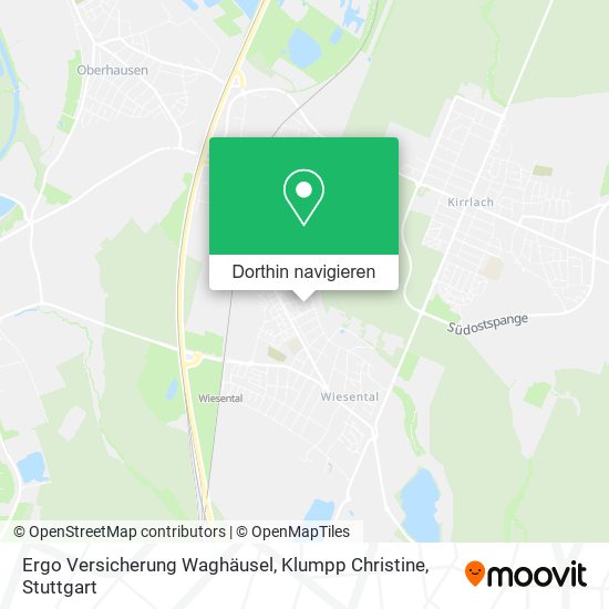 Ergo Versicherung Waghäusel, Klumpp Christine Karte
