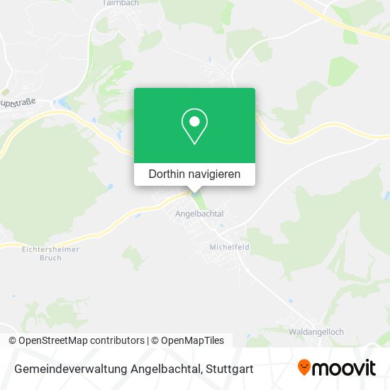 Gemeindeverwaltung Angelbachtal Karte