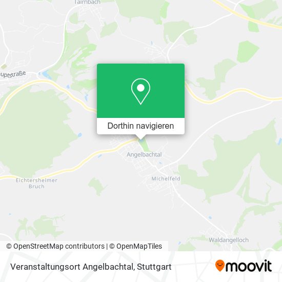 Veranstaltungsort Angelbachtal Karte