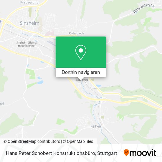 Hans Peter Schobert Konstruktionsbüro Karte