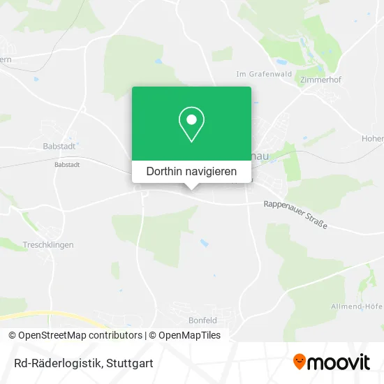 Rd-Räderlogistik Karte