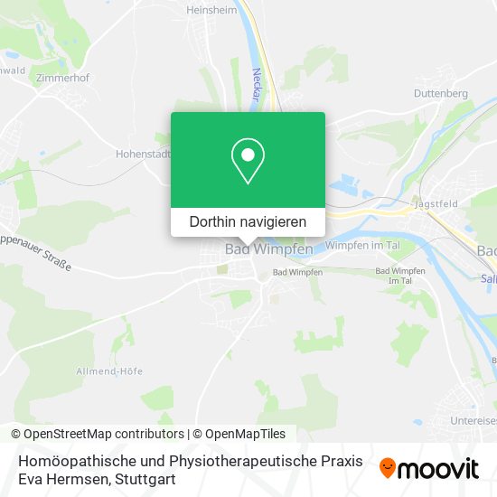 Homöopathische und Physiotherapeutische Praxis Eva Hermsen Karte