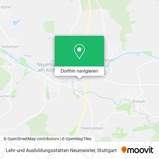 Lehr-und Ausbildungsstätten Neumeister Karte