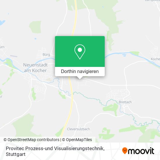 Provitec Prozess-und Visualisierungstechnik Karte