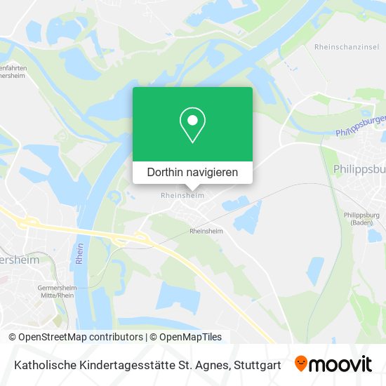 Katholische Kindertagesstätte St. Agnes Karte