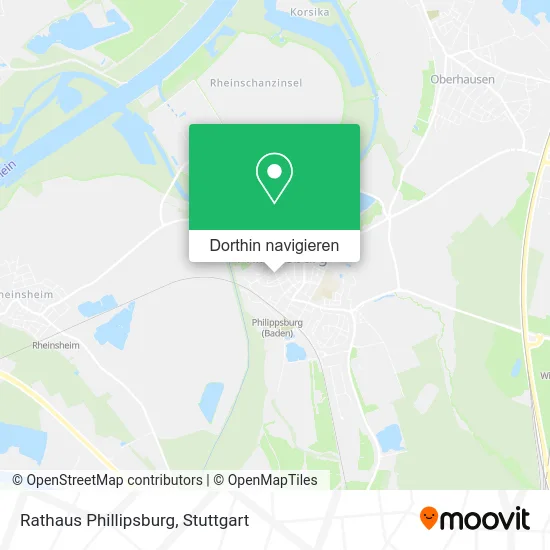 Rathaus Phillipsburg Karte