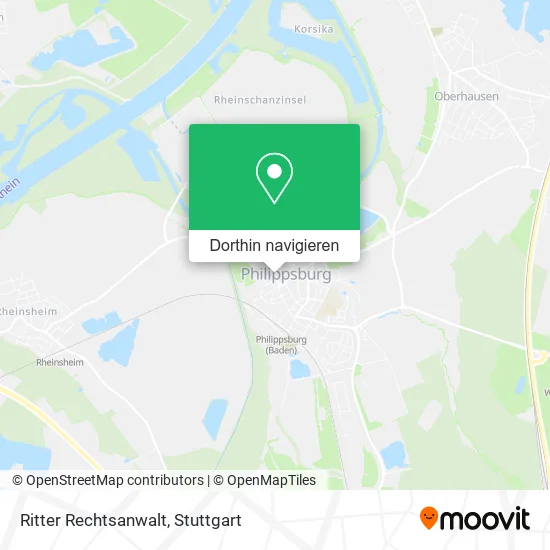 Ritter Rechtsanwalt Karte