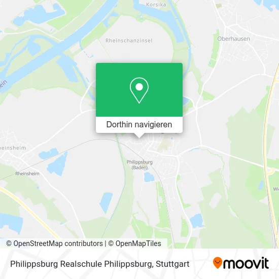 Philippsburg Realschule Philippsburg Karte