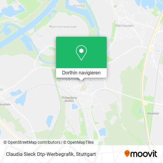 Claudia Sieck Dtp-Werbegrafik Karte