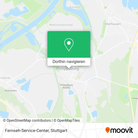 Fernseh-Service-Center Karte