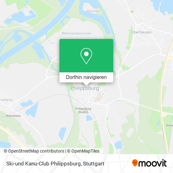 Ski-und Kanu-Club Philippsburg Karte