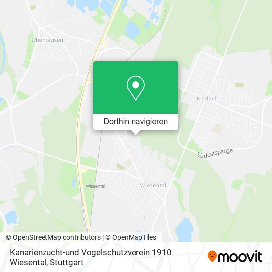 Kanarienzucht-und Vogelschutzverein 1910 Wiesental Karte