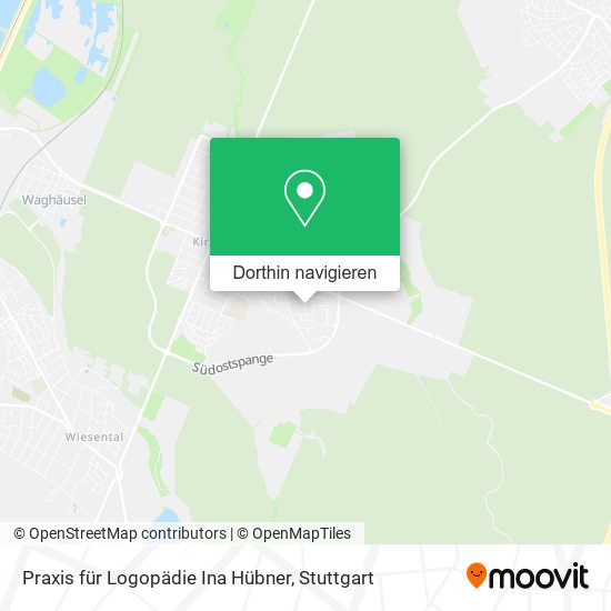 Praxis für Logopädie Ina Hübner Karte