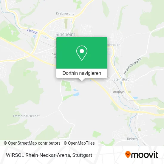 WIRSOL Rhein-Neckar-Arena Karte