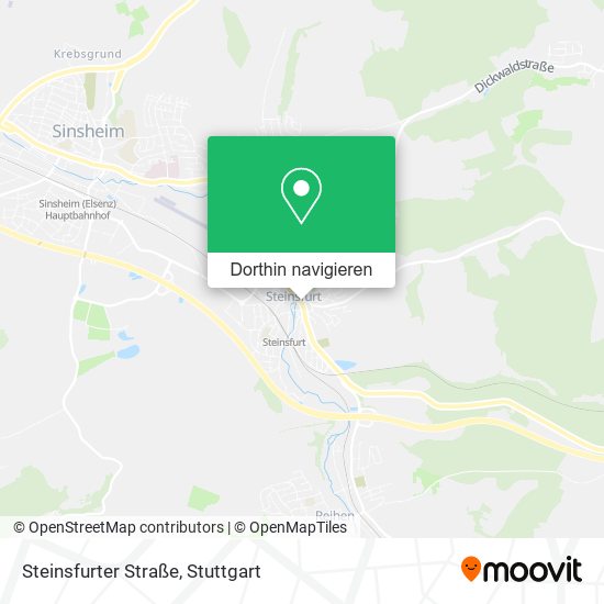Steinsfurter Straße Karte