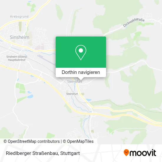 Riedlberger Straßenbau Karte