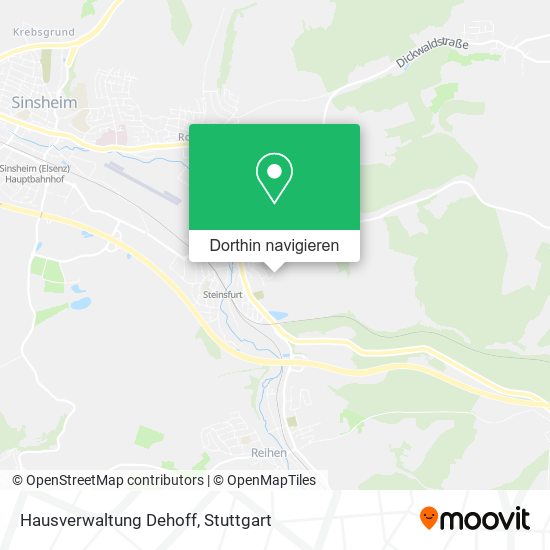 Hausverwaltung Dehoff Karte