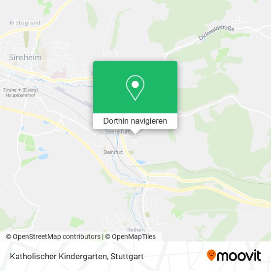 Katholischer Kindergarten Karte