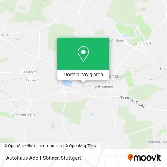 Autohaus Adolf Söhner Karte