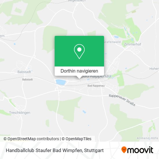 Handballclub Staufer Bad Wimpfen Karte