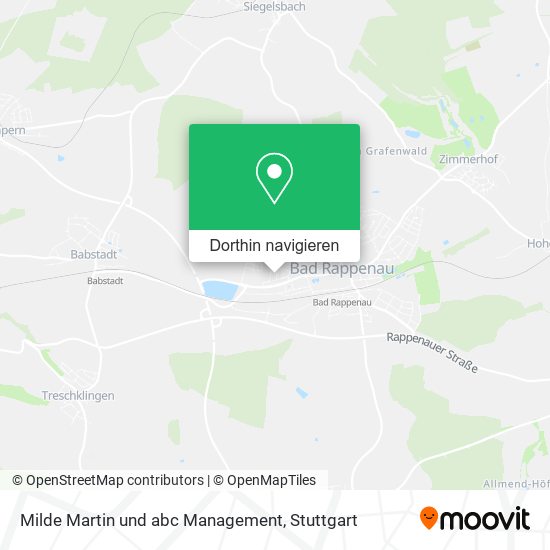Milde Martin und abc Management Karte