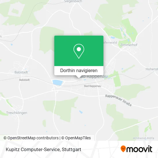 Kupitz Computer-Service Karte