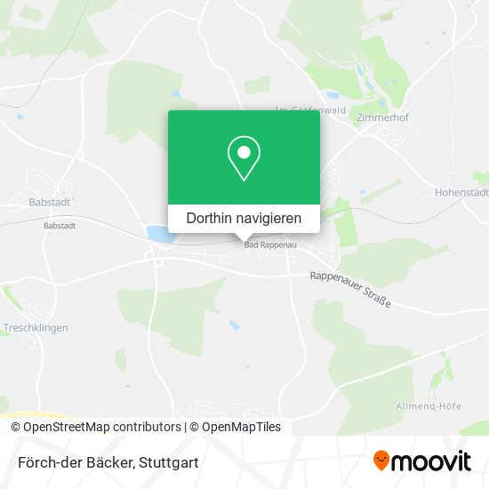 Förch-der Bäcker Karte