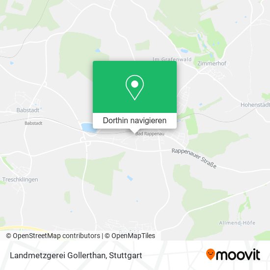 Landmetzgerei Gollerthan Karte