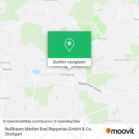 Nußbaum Medien Bad Rappenau GmbH & Co Karte