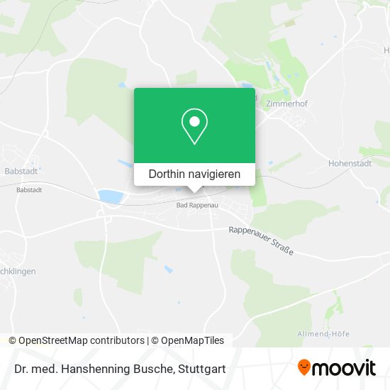 Dr. med. Hanshenning Busche Karte