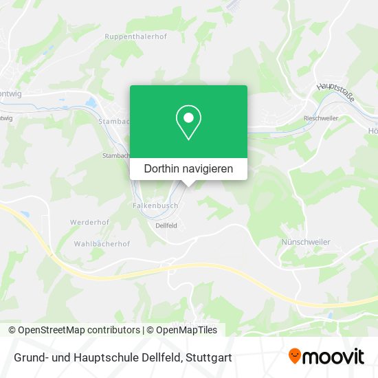 Grund- und Hauptschule Dellfeld Karte