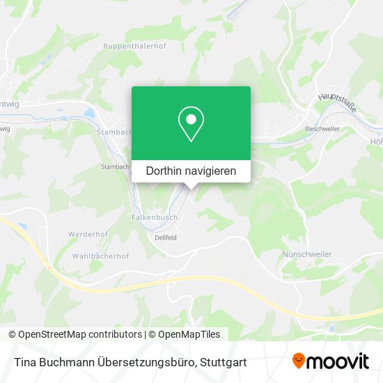 Tina Buchmann Übersetzungsbüro Karte