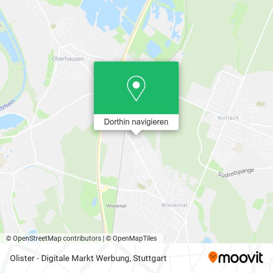 Olister - Digitale Markt Werbung Karte