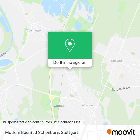 Modern Bau Bad Schönborn Karte