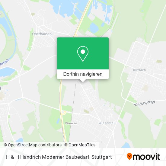 H & H Handrich Moderner Baubedarf Karte
