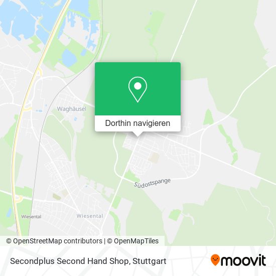 Secondplus Second Hand Shop Karte
