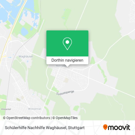Schülerhilfe Nachhilfe Waghäusel Karte