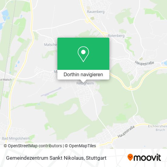 Gemeindezentrum Sankt Nikolaus Karte