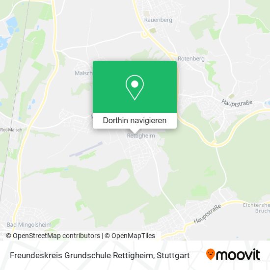 Freundeskreis Grundschule Rettigheim Karte