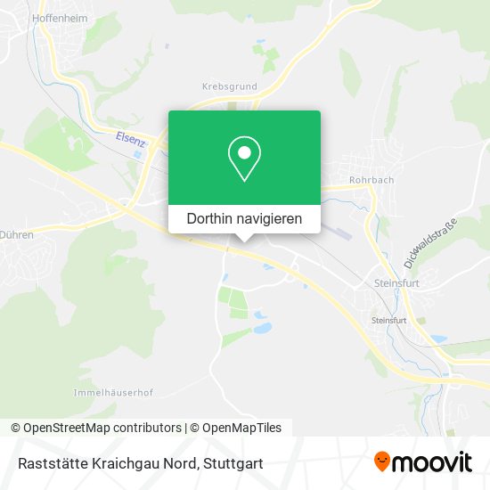 Raststätte Kraichgau Nord Karte