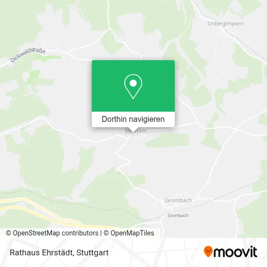 Rathaus Ehrstädt Karte