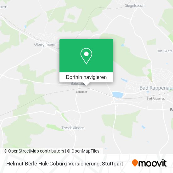 Helmut Berle Huk-Coburg Versicherung Karte
