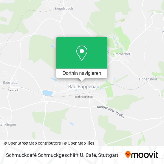 Schmuckcafé Schmuckgeschäft U. Café Karte