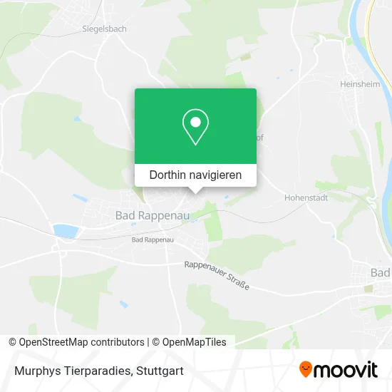 Murphys Tierparadies Karte