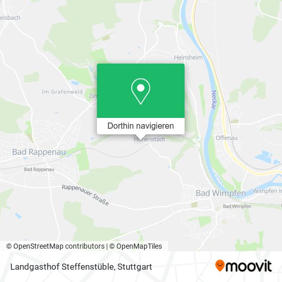 Landgasthof Steffenstüble Karte