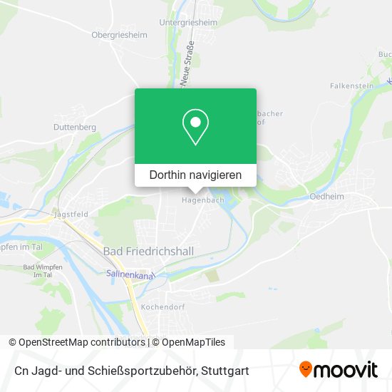 Cn Jagd- und Schießsportzubehör Karte