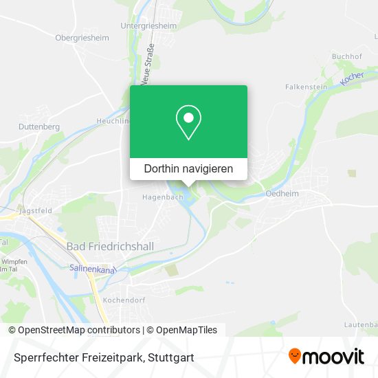 Sperrfechter Freizeitpark Karte