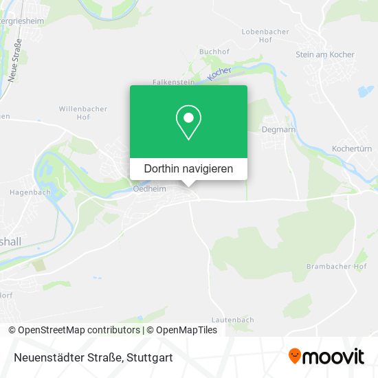 Neuenstädter Straße Karte
