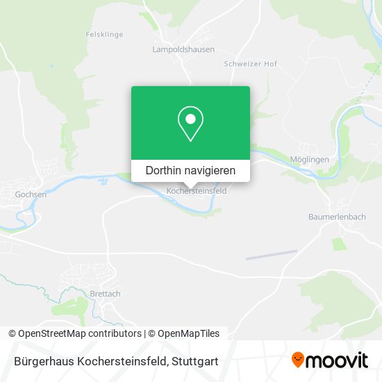 Bürgerhaus Kochersteinsfeld Karte